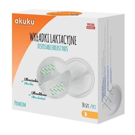 Akuku wkładki laktcyjne PREMIUM 30 szt.