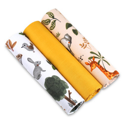 123Baby Pieluszki muślinowe 60x75 cm 3 szt.