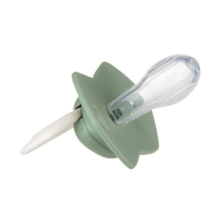 Canpol babies Smoczek silikonowy Light touch 0-6m symetryczny GOOSE 2 szt.