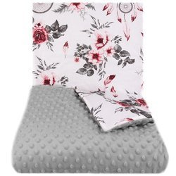 123Baby Pościel minky 2-elementowa kołderka i poduszka 100x75/35x30 cm