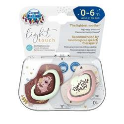 Canpol Smoczek uspokajający silikonowy symetryczny 0-6m Sleepy Koala