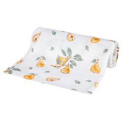 BOCIOLAND Pieluszka bambusowa 40x40 cm Gruszki