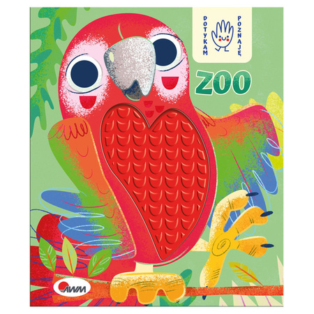 AWM Dotykam, poznaję Zoo Książeczka sensoryczna