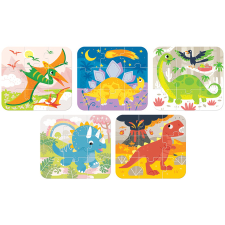 CzuCzu Puzzle Układam Dinozaury 3+