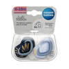Canpol Smoczek silikonowy Light touch 6-18m symetryczny GOLD 2 szt. 