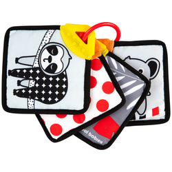 Canpol Miękkie kontrastowe karty sensoryczne z gryzakiem BabiesBoo