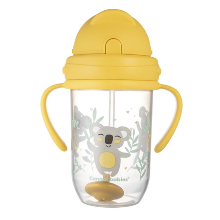 Canpol Kubek niekapek z rurką i odważnikiem 270ml EXOTIC ANIMALS