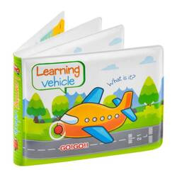 Bocioland Miękka książeczka edukacyjna z piszczkiem SAMOLOT