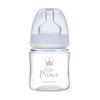 Canpol Butelka szeroka antykolkowa 120ml Royal Baby niebieska