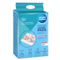 Canpol Wielofunkcyjne podkłady higieniczne 60x60cm 10 szt.