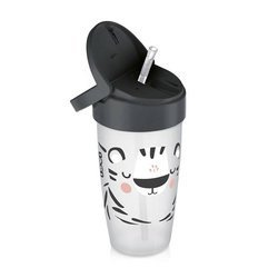 LOVI Kubek ze słomką ACTIVE 350 ml Salt&Pepper