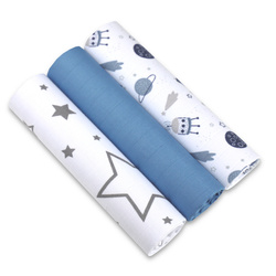 123Baby Pieluszki muślinowe 60x75 cm 3 szt.