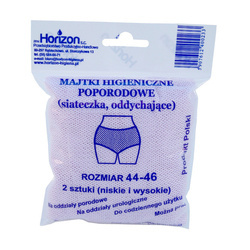 Horizon Majtki poporodowe wielorazowe siateczkowe 44-46