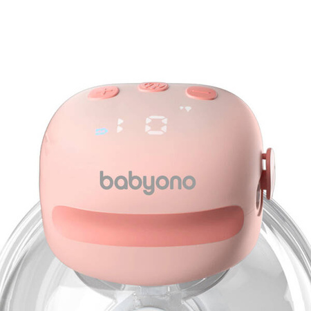 Babyono  Podwójny laktator muszlowy elektryczny TWINNY - bez użycia rąk 
