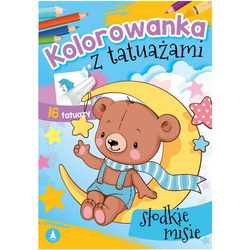 Wydawnictwo Skrzat Kolorowanka z tatuażami słodkie misie