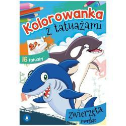 WYD SKRZAT KOLOROW Z TATUAŻ ZWIERZ MORSKIE 072792