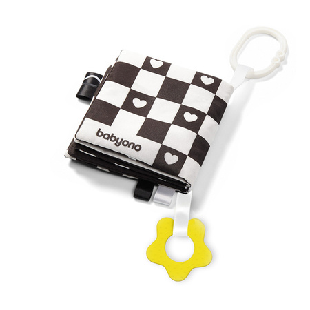 Babyono Książeczka sensoryczna BLACK&WHITE 