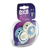 Lovi Smoczek uspokajający dynamiczny 0-3m Night&Day Boy 2 szt.