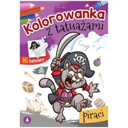 Wydawnictwo Skrzat Kolorowanka z tatuażami piraci