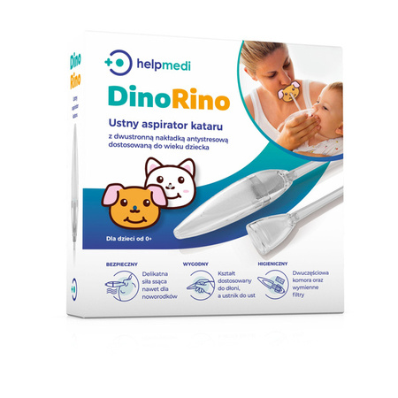 Helpmedi Aspirator ustny kataru DinoRino 