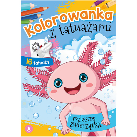 Wydawnictwo Skrzat Kolorowanka z tatuażami rozkoszne zwierzątka